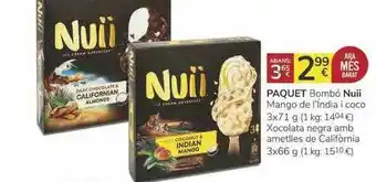 Supermercados Charter Paquet Bombó Nuii 3 x 71g oferta