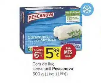 Supermercados Charter Pescanova Cors De Lluç Sense Pelle 500g oferta