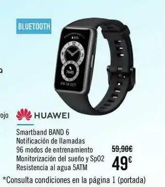 Carrefour Huawei Smartband Band 6 oferta