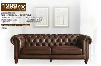 Costco Prosper Home Allington Sofa Chesterfield oferta