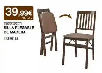 Costco Stakmore Silla Plegable De Madera oferta