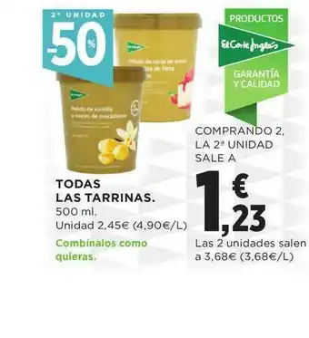 Hipercor 2a Unidad -50% Todas Las Tarrinas oferta