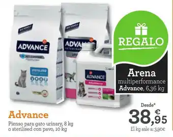 TiendAnimal Advance Pienso Para Gato Urinary 10kg oferta