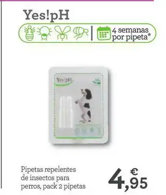 TiendAnimal Yes!ph Pipetas Repelentes De Insectos Para Perros oferta