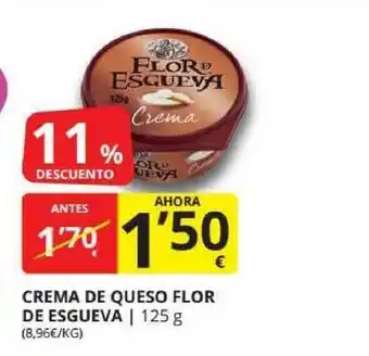 Supermercados MAS Crema De Queso Flor De Esgueva 125g oferta