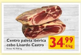 Supermercados La Despensa Centro Paleta Ibérica Cebo Lisardo Castro oferta