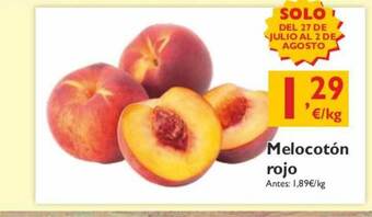 Supermercados La Despensa Melocotón Rojo oferta