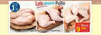 Supermercados La Despensa 1kg Pechuga +1kg Traseros + 1kg Alitas oferta