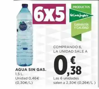 Supercor Exprés Agua Sin Gas 1,5L oferta