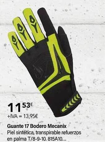 Cadena88 Guante 17 bodero mecanix oferta