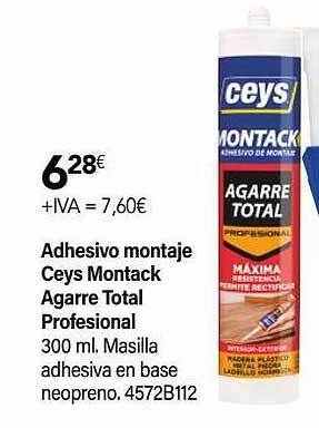 Cadena88 Adhesivo montaje ceys montack agarre total profesional oferta