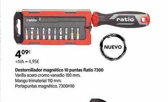 Cadena88 Destornillador magnético 10 puntas ratio 7300 oferta