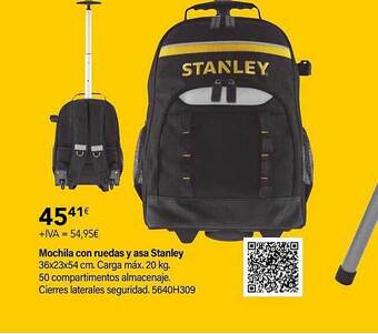 Cadena88 Mochila con ruedas y asa stanley oferta