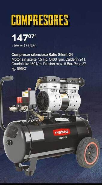 Cadena88 Compresor silencioso ratio silent-24 oferta