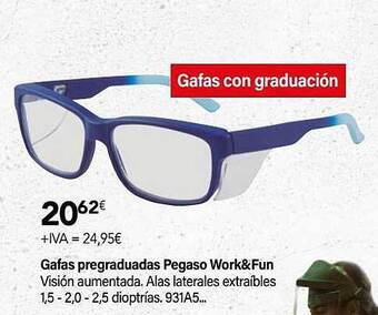 Cadena88 Gafas pregraduadas pegaso work&fun oferta