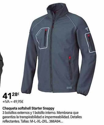 Cadena88 Chaqueta softshell starter snappy oferta