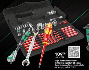 Cadena88 Juego mantenimiento wera kraftform kompakt w1 35 piezas oferta
