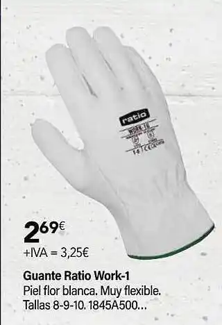 Cadena88 Guante ratio work-1 oferta