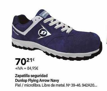 Cadena88 Zapatilla seguridad dunlop flying arrow navy oferta