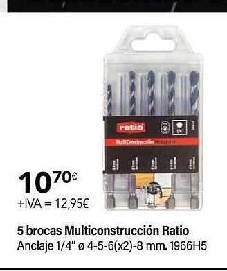 Cadena88 5 brocas multiconstrucción ratio oferta