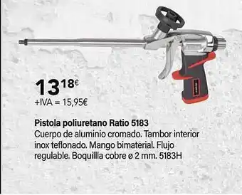 Cadena88 Pistola poliuretano ratio 5183 oferta
