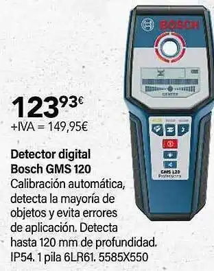 Cadena88 Detector digital bosch gms 120 oferta