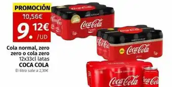 Maskom Supermercados Cola normal, zero zero o cola zero coca cola oferta