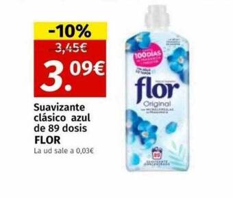 Maskom Supermercados Suavizante clásico azul de 89 dosis flor oferta