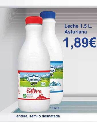 Spar La Palma Leche asturiana oferta