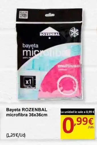 SPAR Bayeta rozenbal microfibra 36 oferta