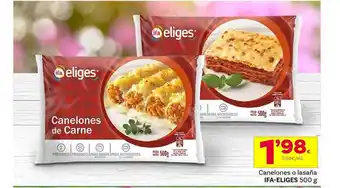 Supermercados Dani Canelones o lasaña ifa-eliges oferta