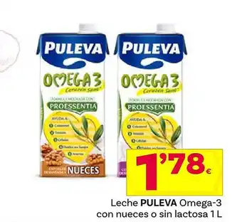 Supermercados Dani Leche puleva omega-3 con nueces o sin lactosa oferta