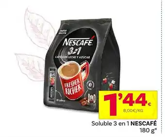 Supermercados Dani Soluble 3 en 1 nescafé oferta