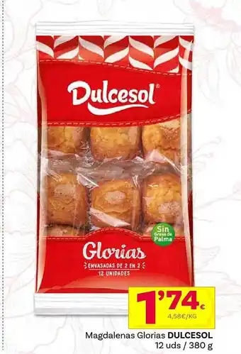 Supermercados Dani Magdalenas glorias dulcesol 12 oferta