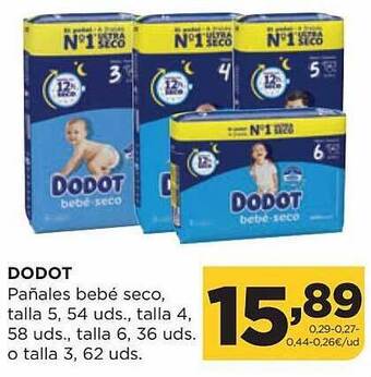 Alimerka Dodot pañales bebé seco oferta