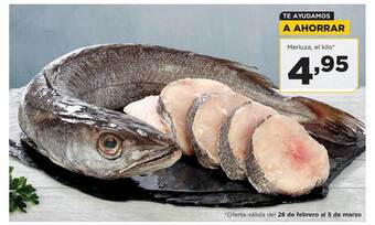 Alimerka Merluza, el kilo oferta