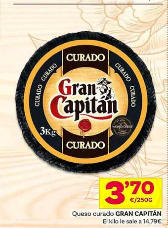 Supermercados Dani Queso curado gran capitán oferta