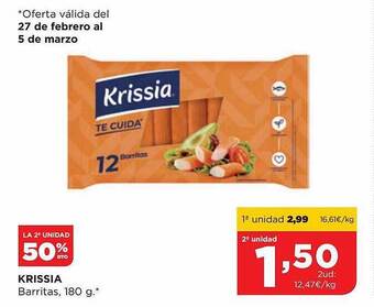 Alimerka La 2a unidad 50% dto krissia barritas oferta