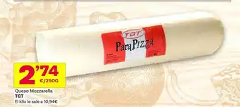 Supermercados Dani Queso mozzarella tgt el kilo oferta