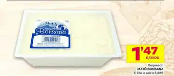 Supermercados Dani Requeson mató bonsana el kilo oferta