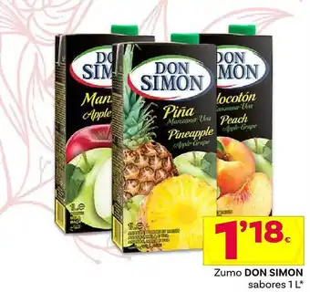 Supermercados Dani Zumo don simon sabores oferta