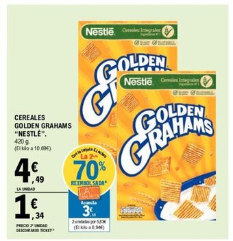 E.Leclerc Cereales Golden Grahams Nestlé oferta