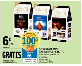 E.Leclerc Chocolate Mini Excellence "Lindt" oferta
