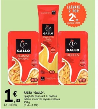 E.Leclerc Pasta Gallo oferta