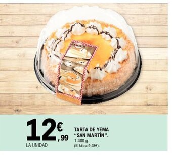 E.Leclerc Tarta de Yema San Martín oferta
