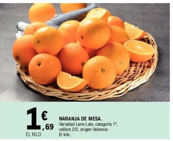 E.Leclerc Naranja De Mesa oferta