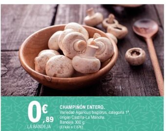 E.Leclerc Champiñon Entero oferta