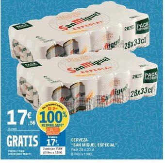 E.Leclerc Cerveza "San Miguel Especial" oferta