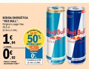 E.Leclerc Bebida Energética Red Bull oferta