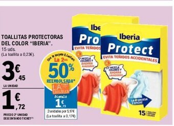 E.Leclerc Toallitas Protectoras Del Color "Iberia" oferta